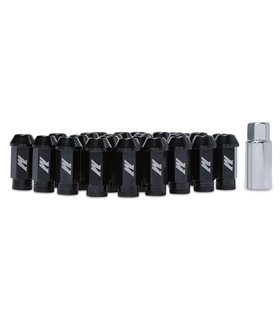 Tuercas de aluminio para llantas, 1/2" x 20, Negro