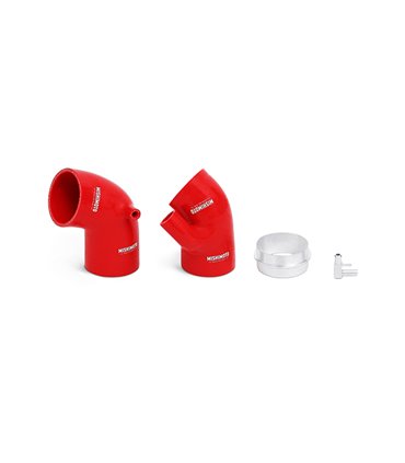 BMW E46 Kit Manguito de silicona de entrada, 1999-2005 Rojo
