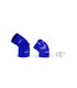 BMW E46 330i Kit Manguito de silicona de entrada, 2001-2006 Azul