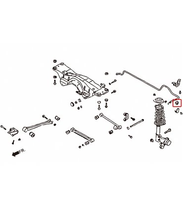 Front/rear- Reinforced Stabilizer Bushing